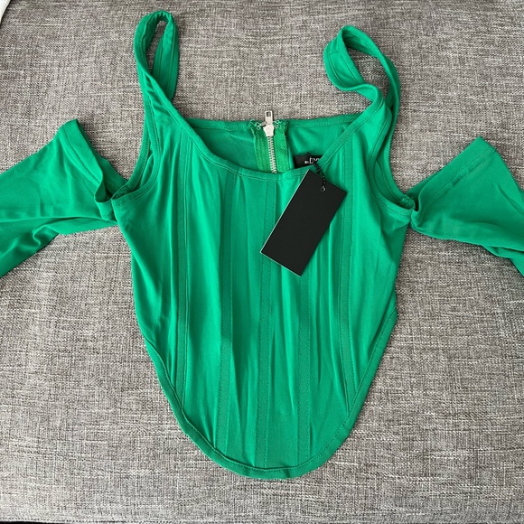 Revolve Aria Corset Top in Green size Small - Picture 4 of 4